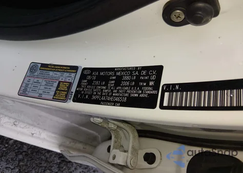 2017 Kia Forte S from USA, damaged, VIN 3KPFL4A74HE046518